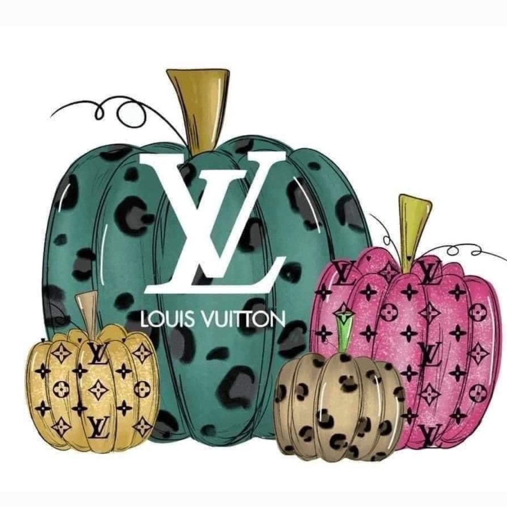 Nwt Fashion 20x30 Poster Teal and Pink Pumpkin Art wall decor